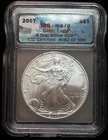 ICG MS70 2007 American Silver Eagle One Dollar 1oz 999 Silver Coin-082