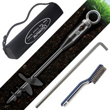 18" Heavy Duty Dog Tie Out Stake for Cable  Leash  Chain  Yard  Outside ...