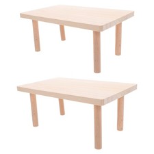 2pcs Wooden Hamster Platform Toys Creative Playing Platforms for Hamster Cage