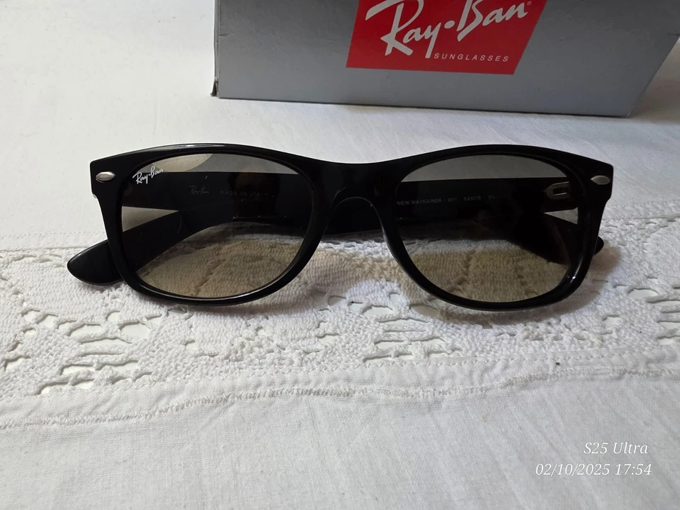 RayBan New Wayfarer Classic RB2132 901 52□18 3N - Immagine 3 di 4