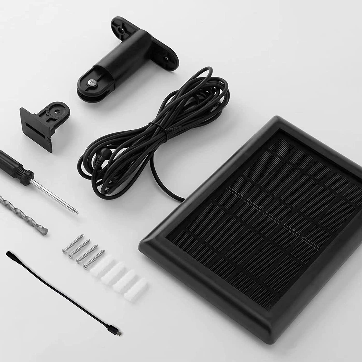 Solar Panel 5W Solar Panels for Ring Stick Up Cam/Ring Spotlight Cam Battery/...