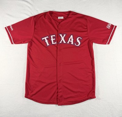 Match Up Promos Red Prince Fielder #84 Texas Rangers Stadium Giveaway Jersey, XL