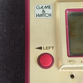 Nintendo Game & Watch HELMET CN-07 Wide Screen FP-24 Handheld Tested Screen Burn