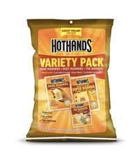 HOTHANDS VARIETY PACK  (5 PAIR HAND WARMERS, 3 PAIR TOE AND 5 SUPER) Exp 02/27