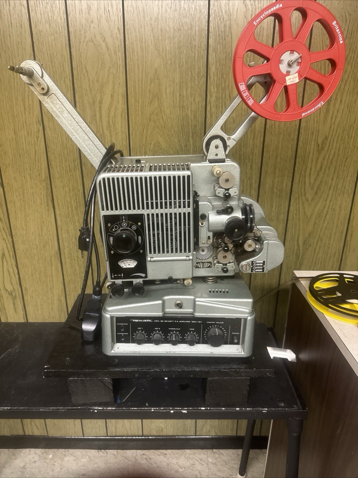 Stunning Vintage SIEMENS 2000 16mm Cine Film Projector & Amplifier