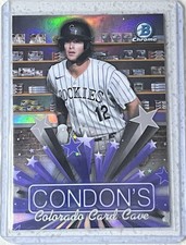 2025 Bowman Chrome Charlie Condon  Colorado Card Cove HS-14 Colorado Rockies