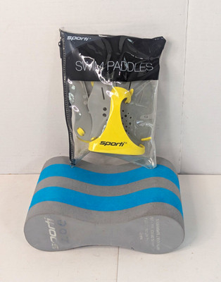 Sporti Swim Paddles & Sporti Swim Buoy Float - Learn To Swim Competitive Swim