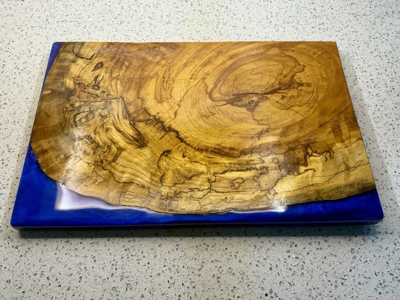 Beech Wood Epoxy Resin Hand Crafted Art