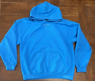 Lonely Ghost Blue Pullover Hoodie Women's L 'Text Me When You Get Home'