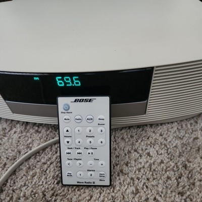 Bose Wave Radio III AM/FM Radio White Please Read! | eBay