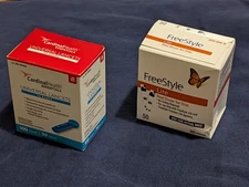 Freestyle Lite Blood Glucose Diabetic Test Strips 50 Count Exp 6/30/27