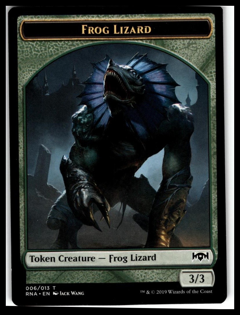 Gatecrash #3 Frog Lizard Token
