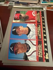 2000 Topps Cincinnati Reds Atlanta Braves Rookie Card RC #442 Rafael Furcal. rookie card picture