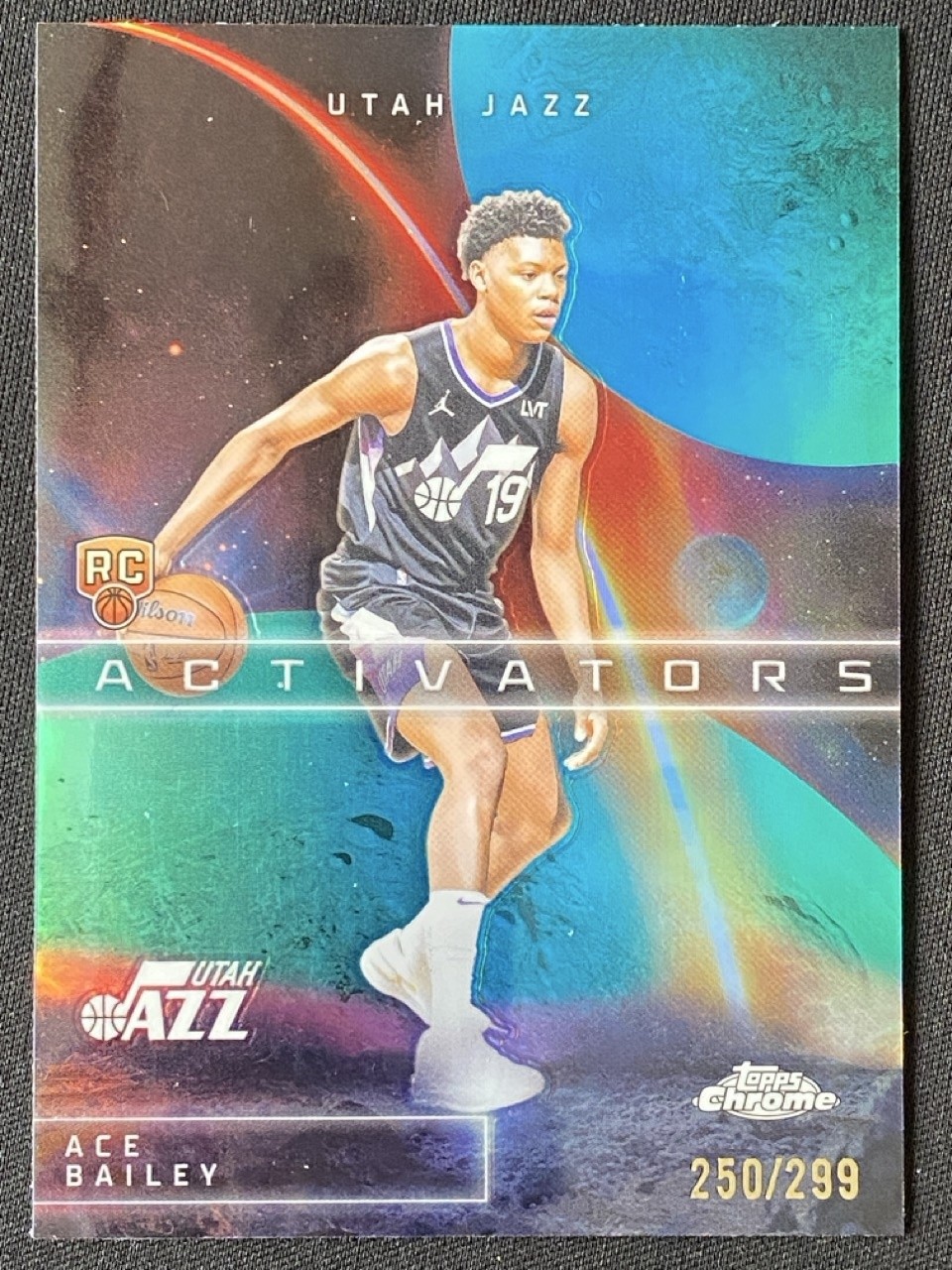 Ace Bailey 2025-26 Topps Chrome Activators Teal Refractor RC /299 #AC-15