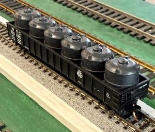 N Scale MTL New York Central 50  Gondola w load + MTL trucks & couplers