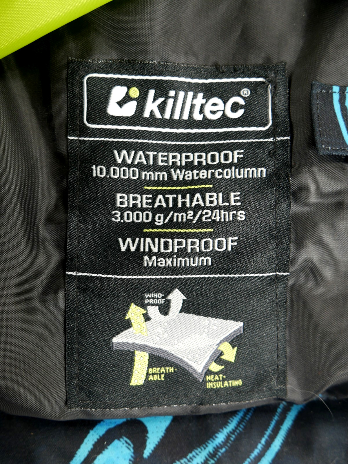 Killtec Pattern Ski Jacket Waterproof Insulated T… - image 3
