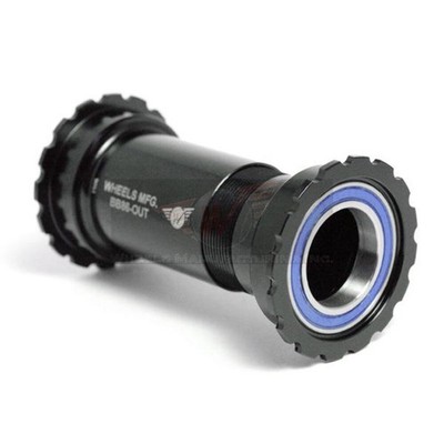 Wheels Mfg Black - SRAM Compatible, PressFit 86/92 Bottom Bracket - Threaded