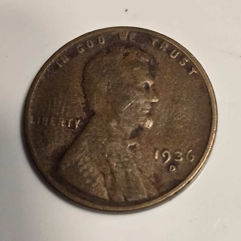 1936-D Denver Lincoln Wheat Small Cent BN Bronze Business Strike KM#132 0.95