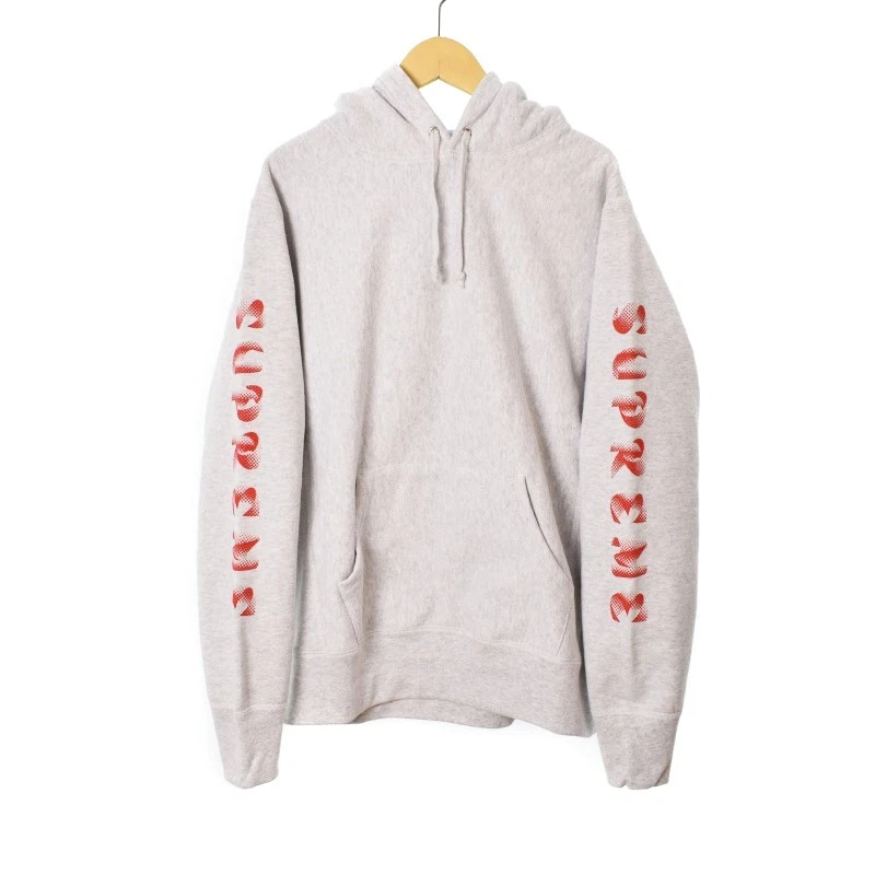 Sweat à capuche manches dégradées S Supreme 18Aw