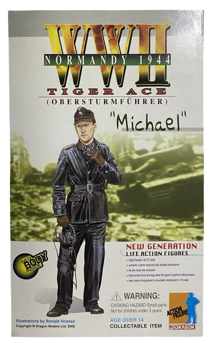 ドラゴン社　WWⅡ 1/6　NORMANDY 1944 TIGER ACE Dragon Tiger Aces Normandy 1944 German Soldier Figures Model Kit
