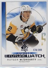 2024 SP Authentic Future Watch Limited Blue 178/399 Rutger McGroarty #165 0b1f