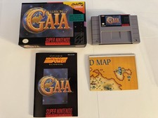 Illusion of Gaia (Super Nintendo SNES, 1994) CIB - Complete w/ Map - VGC NM