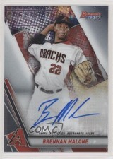 2019 Bowman's Best Auto Brennan Malone #B19-BM Auto 6fs