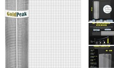 Hardware Cloth 1/2 inch 48 x 100 Ft 19-Gauge, Hot-dip Galvanized After