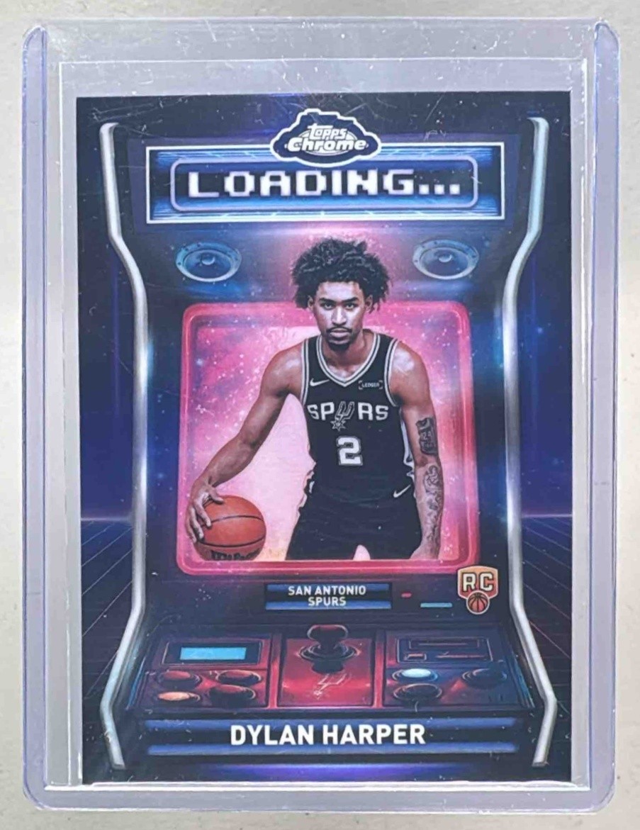 Dylan Harper 2025 Topps Chrome #LD-12 Refractor Loading Rookie RC