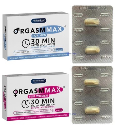 4 x Pillen Herbal   Orgasmmax für Männer und Frauen   Maca L-Arginin Koffein