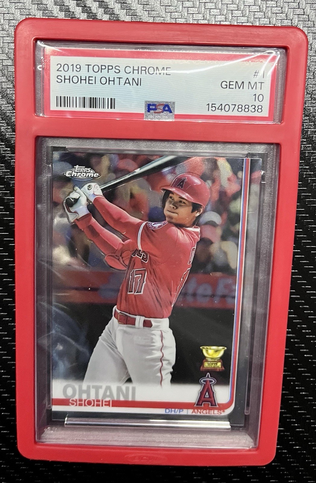 2019 Topps Chrome - Shohei Ohtani #1 Hitting PSA 10! view 1