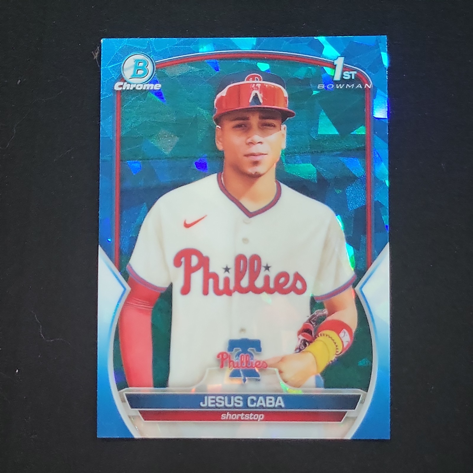 2023 Bowman Chrome Prospect Jesus Starlyn Caba Sapphire Refractor #BCP164