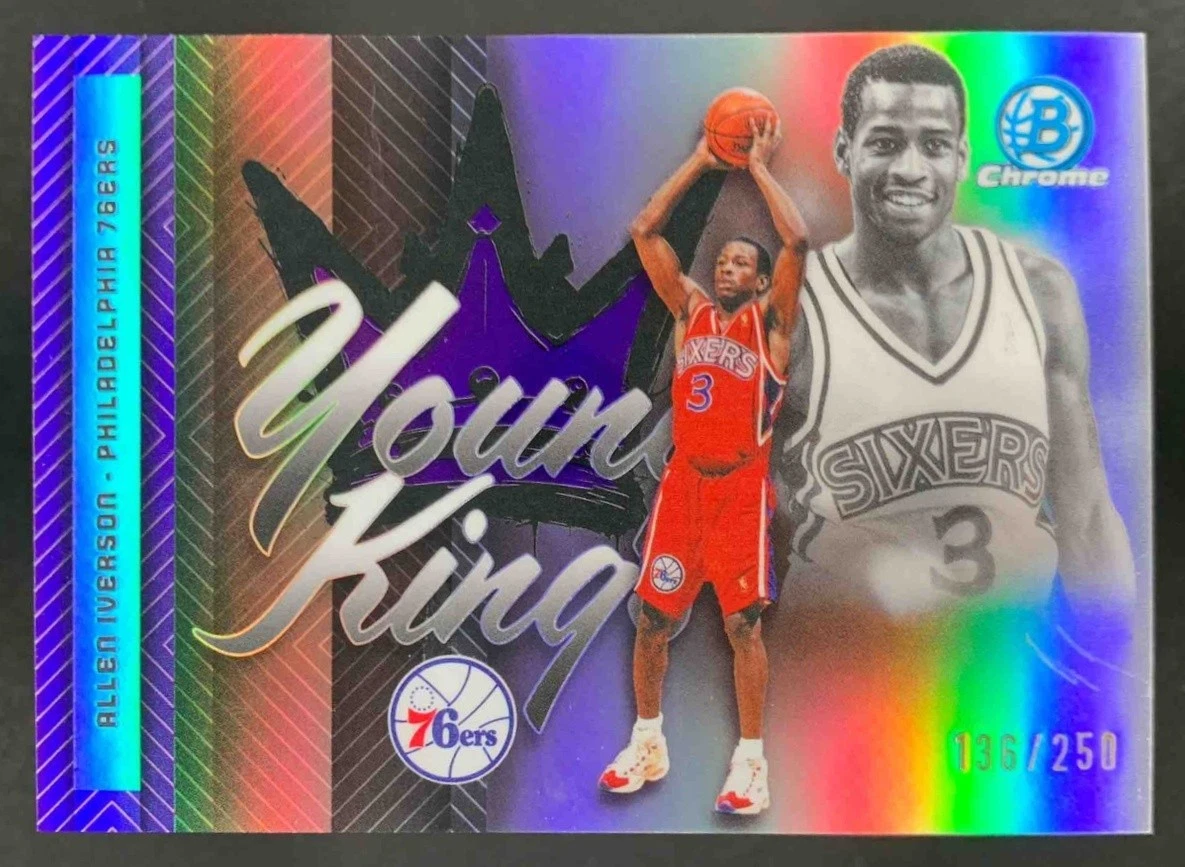 Allen Iverson Basketball Serial Numbered Sports Trading Cards