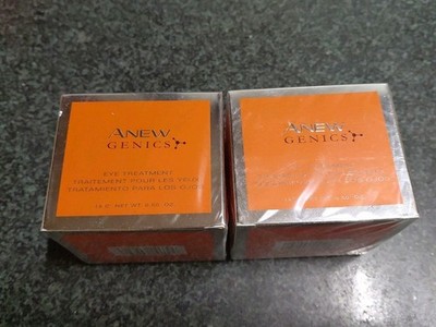 2 X AVON Anew Genics Eye Treatment - .50 oz each - New in box - Factory Sealed.
