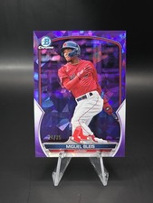2023 Bowman Chrome Prospects Miguel Bleis Purple Sapphire /25 #BCP-106 Red Sox 
