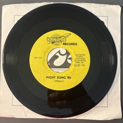 1980 Iowa Fight Song  80, 7  EP Willson KRNA 93