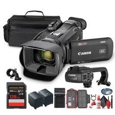 Canon XA60 PAL Professional UHD 4K Camcorder 128GB SDXC Memory Card More