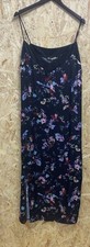 BNWT BiBA Black Floral Print Cami Dress UK 18