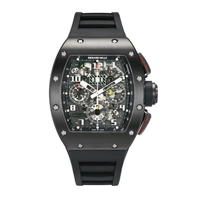 Richard Mille RM 011 Watch 50MM Skeleton Arabic Numerals Dial Ceramic