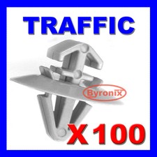 RENAULT TRAFIC MOLDURA LATERAL PUERTA MOLDURA CLIPS PLÁSTICO EXTERIOR FROTADOR PANEL 100