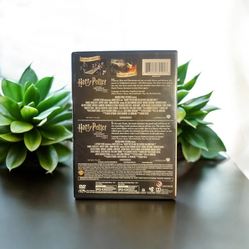 Harry potter death hallows PART ONE AND TWO! LIKE NEW!!  - Image 2 of 3