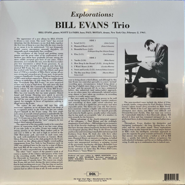 ★【JAZZ DVD】BILL EVANS TRIO I＆Ⅱ Bill Evans Trio - Portrait In Jazz - Amazon.com Music
