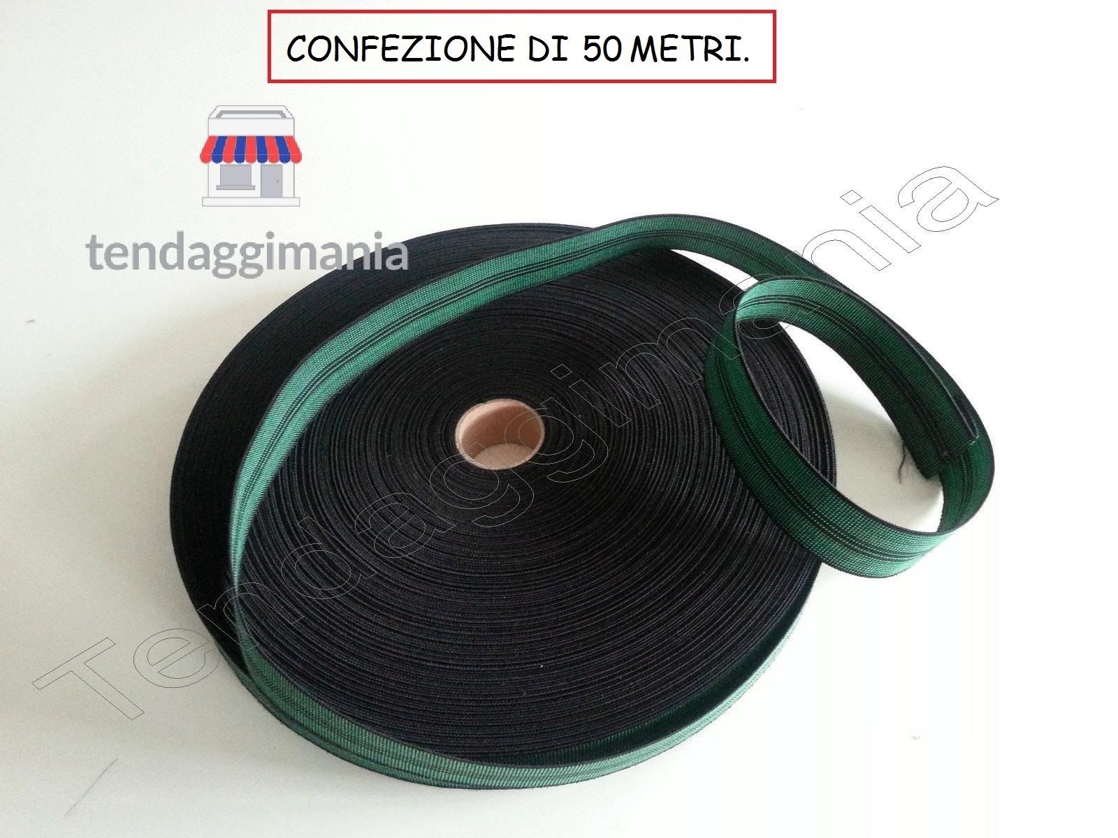 Cinghia Elastica Cinta Tappezzeria Tirante Rinforzo Divani Sedie 50 MT- 3 Righe foto 6