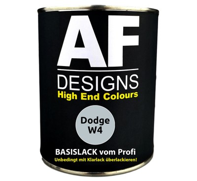 1L Autolack für Dodge W4 Opal Satin Glow Metallic Spritzfertig