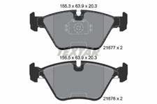 Textar 2167703 brake pad set, disc brake for BMW