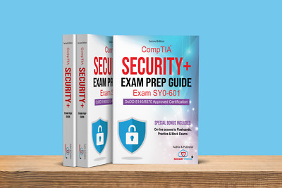 CompTIA Security+ Exam Prep Study Guide & Online study tools included