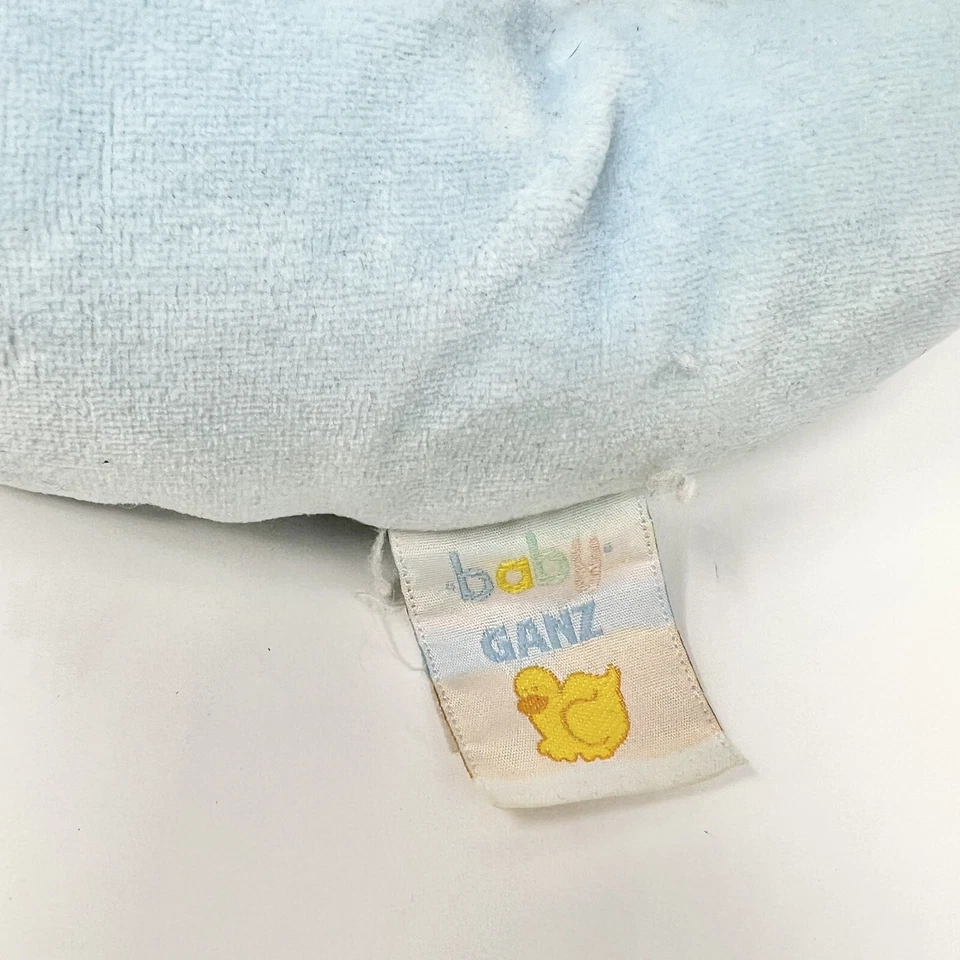 Peluche Baby Ganz Blue Jumbo Moon 1999 10" sonajero Foto 4 de 4