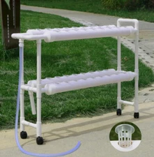 TECHTONGDA Indoor/Outdoor Hydroponic 36 Plant Site Grow Kit with Wheel 