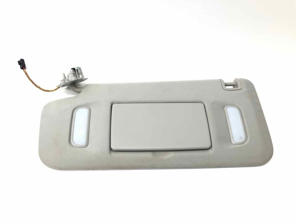 07-17 2008 GMC Acadia Left Driver Sun Visor Titanium Gray 841/842