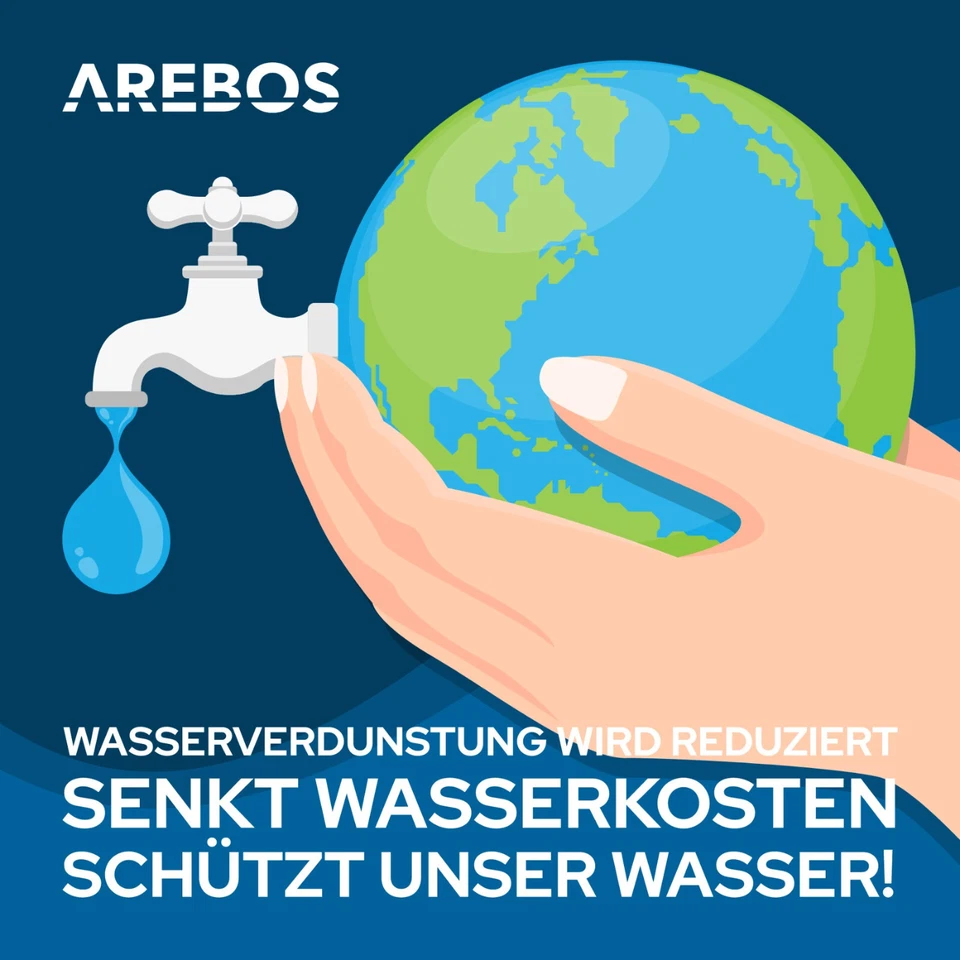 AREBOS Solarfolie | Solarplane | Wärmeplane | Poolheizung | 400 μm | 5m | rund - Bild 4 von 4